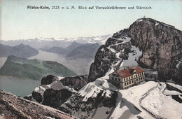 CPA Suisse - PILATUS Kulm - Blick Auf Vierwaldstättersee Und Glärnisch - Sonstige & Ohne Zuordnung