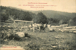 Ax Les Thermes * Le Plateau De Bonascre * Exploitation Des Bois * Scierie Métier Attelage - Ax Les Thermes