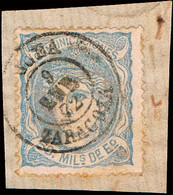 Zaragoza - Edi O 107 - Fragmento Mat Fech. Tp.II "Ejea" - Used Stamps