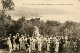 Cap D'antibes * La Procession Des Marins Pêcheurs Au Sanctuaire De La Garoupe * Fête Religieuse - Cap D'Antibes - La Garoupe