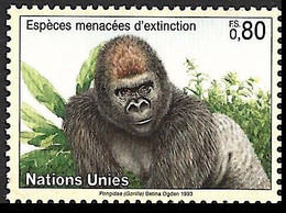 UNO-Genf ONU Genève UN Geneva 1993: "Pongidae (Gorilla)" Zu 232 Mi 227 ** MNH (Zu CHF 1.60) - Gorilla