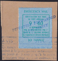 France Grève N°13 9F60 Sur Fragment De Colis  Qualité:obl - Autres & Non Classés