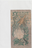 CENTRAL BANK OF CEYLON  -  5 RUPEES  .  26-3-1979  - N° F/8 934994   . 2 SCANES - Sri Lanka