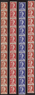 France Roulettes N°38 /41 Marianne De Muller 4 Bandes Verticales De 11 Timbres Qualité:** - Francobolli In Bobina