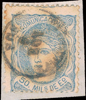 Zaragoza - Edi O 107 - Fragmento Mat Fech. Tp.II "Sos" - Used Stamps