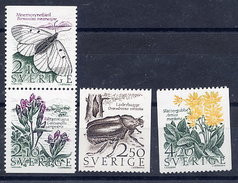 SWEDEN 1987 Meadow And Woodland Nature  MNH / **.  Michel 1423-26 - Nuovi