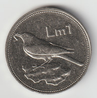 MALTA 1991: 1 Lira, KM 99 - Malte