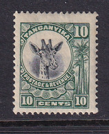 Tanganyika: 1922/24   Giraffe    SG75     10c    MH - Tanganyika (...-1932)