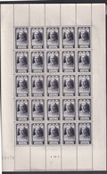 France Variétés  N°766 D Feuille De 25 Timbres Avec Variété Hameçon Sur Le Bonnet  Qualité:** - Unused Stamps