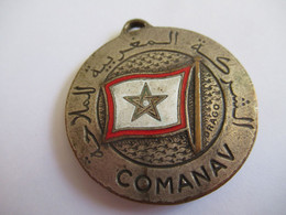 Porte-Clés Publicitaire Ancien/Compagnie De Navigation Maritime/COMANAV/Compagnie Marocaine / /Vers 1960-1970    POC546 - Porte-clefs