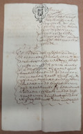 Manuscript - 1742 - Kampenhout/Berg   (V1691) - Manuscritos