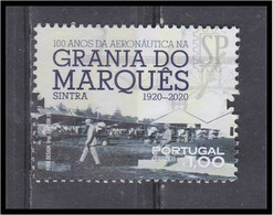 Portugal 2020 100 Anos Da Aeronáutica Na Granja Do Marquês Military Aviation Aeronautics Plane Transport - Used Stamps