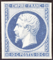 FRANCE  ESSAIS N°13 10c Bleu Papier Carton  Cote:300 - Other & Unclassified