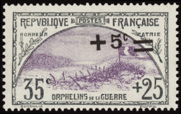 FRANCE  VARIETES N°166 Surcharge En Haut  Qualité:* - Unused Stamps