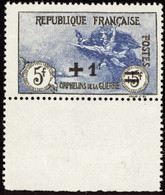 FRANCE  VARIETES N°169 A Orphelins +1f Sur 5f+5f Noir Et Bleu Bdf Qualité:** Cote:385 - Nuovi