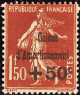 FRANCE  VARIETES N°277 A "Caisse" Déplacé Qualité:** Cote:400 - Unused Stamps