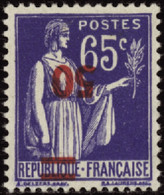 FRANCE  VARIETES N°479 A Surcharge Renversée  Qualité:* Cote:600 - Unused Stamps