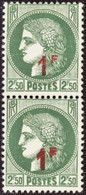 FRANCE  VARIETES N°488 Double Surcharge Tenant à Normal*  Qualité:** Cote:800 - Unused Stamps