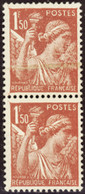 FRANCE  VARIETES N°652 Paire Impression Sur Raccord  Qualité:** - Nuevos