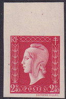 FRANCE  VARIETES N°693 A Non Dentelé  Qualité:** Cote:900 - 1944-45 Maríanne De Dulac