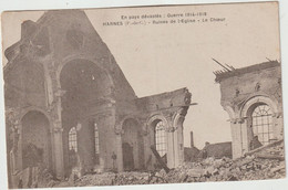 DAV : Pas  De  Calais :  HARNES : Vue   église  1923 - Harnes