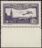 FRANCE  VARIETES POSTE AERIENNE N°6a 1f50 Outremer Bdf Qualité:** Cote:150 - Ungebraucht