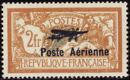 FRANCE  VARIETES POSTE AERIENNE N°1a Coin De L'écusson Cassé TB Centré (cote 1400+100%) Qualité:* Cote:2800 - Ungebraucht