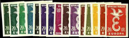 FRANCE  ESSAIS DE COULEUR N°1173 20F Europa 1958 15 Couleurs Différentes Qualité:** Cote:1800 - Sonstige & Ohne Zuordnung