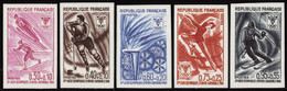 FRANCE  ESSAIS DE COULEUR N°1543 /1547 Jeux Olympiques D'hiver à Grenoble 5 Valeurs Qualité:** Cote:275 - Other & Unclassified