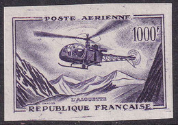 FRANCE  ESSAIS POSTE AERIENNE N°37 1000f Alouette Essai De Couleur  Qualité:** - Autres & Non Classés