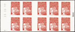 FRANCE  CARNETS N°3085 C3b Sans Phosphore (Maury 522 Im)  Cote:1900 - 1997-2004 Marianne Van De 14de Juli