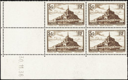 FRANCE  COINS DATES N°260 5f Mont Saint Michel 30-11-36 Qualité:** Cote:210 - Other & Unclassified