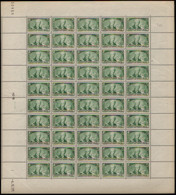 FRANCE  FEUILLES N°303 Benjamin Delessert Feuille De 50 Timbres Qualité:** Cote:3000 - Feuilles Complètes