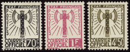 FRANCE  SERVICE N°1 /15 15 Valeurs * Et (*) Qualité:* Cote:1850 - Autres & Non Classés