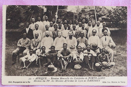C. P. A. : Dahomey : PORTO-NOVO : Réunion Mensuelle Des Catéchistes - Dahomey