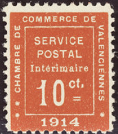 FRANCE  GUERRE N°1 10c Vermillon Qualité:** Cote:1100 - Guerre (timbres De)