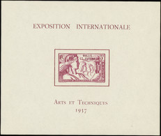 GRANDES SERIES   N°1937 Exposition Int De Paris 1937 24 Blocs Qualité:** Cote:632 - 1937 Exposition Internationale De Paris