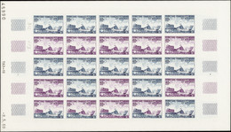 AFARS ET ISSAS  ESSAIS DE COULEUR N°367 Bac Automoteur Feuille De 25 Timbres Qualité:** Cote:625 - Other & Unclassified