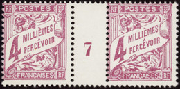 ALEXANDRIE  MILLESIMES TAXES N°8 4m Lilas-rose Millésime 7  Qualité:** Cote:70 - Unused Stamps