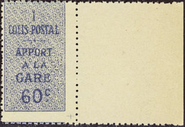 ALGERIE  COLIS POSTAUX N°7 Ca 60c Bleu Sans Surcharge Bdf  Qualité:** Cote:500 - Paquetes Postales