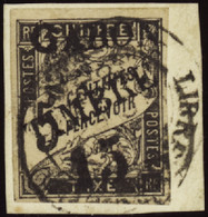 GABON   N°11 15 Sur 5c Noir TB  Qualité:OBL Cote:350 - Used Stamps
