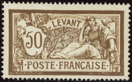 LEVANT   N°25 50c Merson  Qualité:* Cote:275 - Unused Stamps