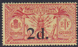 NOUVELLES-HEBRIDES   N°69 2d Sur 40c Sans Filigrane Qualité:* Cote:515 - Unused Stamps