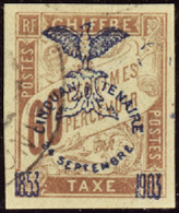 NOUVELLE-CALEDONIE  TAXES N°13 60c Brun Sur Chamois TB  Qualité:OBL Cote:120 - Timbres-taxe