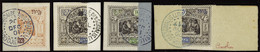 OBOCK   N°51 A/53a/54a/54b 4 Valeurs Coupés Sur Fragment  Qualité:OBL Cote:175 - Used Stamps