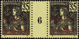 PAKHOI  MILLESIMES N°26 35c Noir Sur Jaune Millésime 6 Qualité:** Cote:660 - Unused Stamps