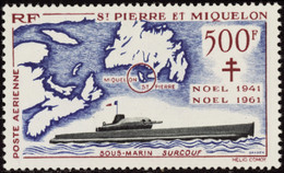 ST.PIERRE & MIQUELON  POSTE AERIENNE N°28 500f France Libre  Qualité:** Cote:165 - Nuevos