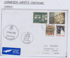 Norway Drobak Cover Julenissen Ca Drobak 28 NOV 2013 (NI179) - Cartas & Documentos