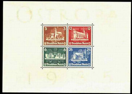 ALLEMAGNE EMPIRE  BLOCS & FEUILLETS N°3 OSTROPA 1935 Qualité:(*) Cote:1000 - Blocks & Sheetlets