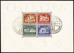 ALLEMAGNE EMPIRE  BLOCS & FEUILLETS N°3 OSTROPA 1935 TB  Qualité:OBL Cote:900 - Blocks & Sheetlets